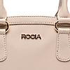 Rocia By Regal Cream Women Flower Patterned Self Handbag