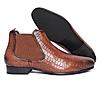 GABICCI TAN MEN PATRICK CHELSEA LEATHER BOOTS