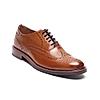 GABICCI TAN MEN ARISTA LONGWING BROGUE FORMAL LACE UP LEATHER SHOES