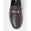 GABICCI BROWN MEN ZEPPELIN LEATHER LOAFERS