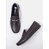 GABICCI BROWN MEN ZEPPELIN LEATHER LOAFERS