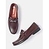 GABICCI BROWN MEN BOYLE LEATHER LOAFERS