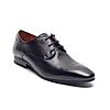 GABICCI BLACK MEN CAMERON BROGUE FORMAL SLIP ON LEATHER SHOES