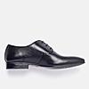 GABICCI BLACK MEN CAMERON BROGUE FORMAL SLIP ON LEATHER SHOES