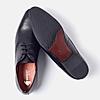 GABICCI BLACK MEN CAMERON BROGUE FORMAL SLIP ON LEATHER SHOES