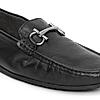 GABICCI BLACK MEN TEQUILA LEATHER LOAFERS