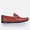 GABICCI TAN MEN EASTWOOD LEATHER LOAFERS