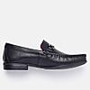 GABICCI BLACK MEN BOYLE LEATHER LOAFERS