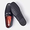 GABICCI BLACK MEN BOYLE LEATHER LOAFERS