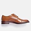 GABICCI TAN MEN ARISTA DERBY FORMAL LACE UP LEATHER SHOES