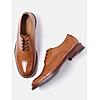 GABICCI TAN MEN ARISTA DERBY FORMAL LACE UP LEATHER SHOES