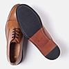 GABICCI TAN MEN ARISTA DERBY FORMAL LACE UP LEATHER SHOES