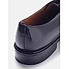 GABICCI BLACK MEN ARISTA PLAIN DERBY FORMAL LACE UP LEATHER SHOES