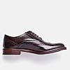 GABICCI BROWN MEN ARISTA LONGWING BROGUE FORMAL LACE UP LEATHER SHOES