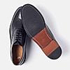 GABICCI BLACK MEN ARISTA LONGWING BROGUE FORMAL LACE UP LEATHER SHOES