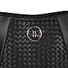 Rocia By Regal Black Women Woven Handbag