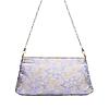 Rocia By Regal Lilac Women Pearl Embellished Brocade Clutch