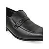 Zuccaro Black Men's Leather Formal Slip on Shoes