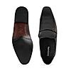 Zuccaro Black Men's Leather Formal Slip on Shoes