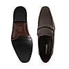 Zuccaro Brown Men's Leather Formal Slip on Shoes