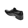 Regal Black Mens Textured Leather Formal Shoes