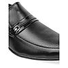 Regal Black Mens Textured Leather Formal Shoes