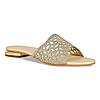 Rocia Light Gold Women Diamond Embellished Sliders