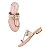 Rocia Rose Gold Women Casual Kolhapuri Flats