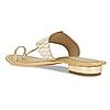 Rocia Gold Women Casual Kolhapuri Flats