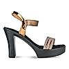 Rocia Antique Gold Women High Heel Sandals