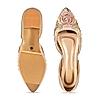 Rocia Rose Gold Women Embroidered Mojris