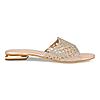 Rocia Rose Gold Women Diamond Embellished Sliders