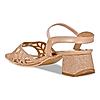 Rocia Rose Gold Women Diamond Embellished Block Heel Sandals