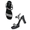 Rocia Gun Metal Women High Heel Sandals