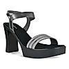 Rocia Gun Metal Women High Heel Sandals