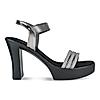 Rocia Gun Metal Women High Heel Sandals