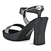 Rocia Gun Metal Women High Heel Sandals