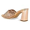 Rocia Rose Gold Women Diamond Embellished High Heel Sandals