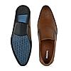 Regal Tan Men Leather Formal Slip On Shoes