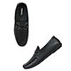 Regal Black Men Casual Buckled Loafers