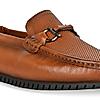 Imperio By Regal Tan Men Leather Comfort Loafers