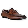 Imperio By Regal Tan Men Textured Leather Formal Slip On Shoes