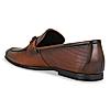 Imperio By Regal Tan Men Textured Leather Formal Slip On Shoes