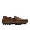 Regal Tan Men Textured Casual Driving Loafers