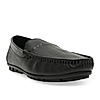 Regal Black Men Textured Casual Driving Loafers