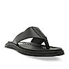 Regal Black Men Casual Leather Sandals