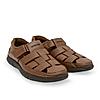 Regal Tan Men Leather Casual Fisherman Sandals