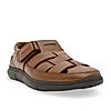 Regal Tan Men Leather Casual Fisherman Sandals