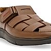 Regal Tan Men Leather Casual Fisherman Sandals