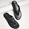 Regal Black Men Casual Thongs